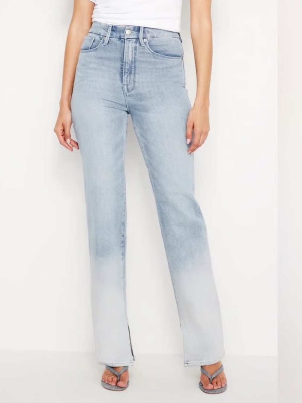 NWT Good American “Good Boy” High Waist Jeans